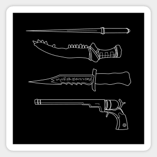 Supernatural Weapons Sticker